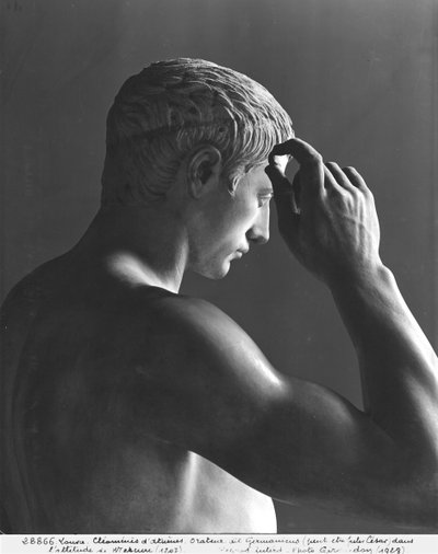 Marcellus as Mercury, variously identified as Germanicus, Caesar and Octavian, c.23 BC (detail) by Cleomenes